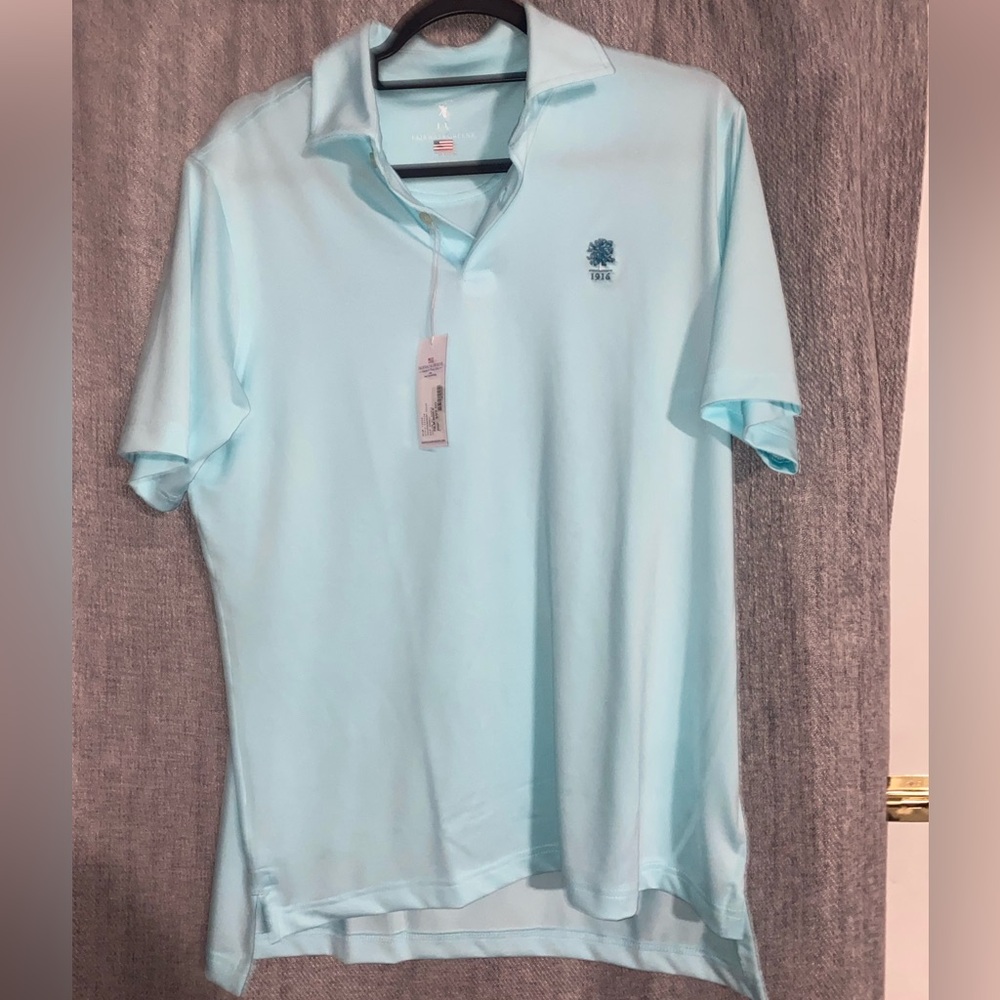 Blue golf shirt Fairway & Greene
